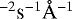 $^{-2} \textrm{s}^{-1} \r{A}^{-1}$