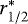$r_{1/2}^{*}$
