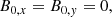 $$ \begin{aligned} B_{0,x}=B_{0,{ y}}=0, \end{aligned} $$