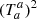 $ (T_a^a)^2 $