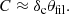 $$ \begin{aligned} C \approx \delta _{\rm c} \theta _{\mathrm{fil}}. \end{aligned} $$