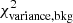 $ \chi^2_{\rm variance,bkg} $