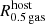 $ R_\mathrm{{0.5 \, gas}}^{\mathrm{host}} $