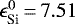 $\epsilon^0_{\textrm{Si}}\,{=}\,7.51$