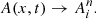 $$ \begin{aligned} A (x,t) \rightarrow A^n_i. \end{aligned} $$