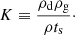 $$ \begin{aligned} K \equiv \frac{\rho _{\mathrm{d} } \rho _{\mathrm{g} }}{\rho t_{\mathrm{s} }}\cdot \end{aligned} $$