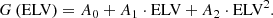 $$ \begin{aligned} G\left(\mathrm{ELV} \right)= A_0+A_1\cdot \mathrm{ELV} +A_2\cdot \mathrm{ELV} ^2 .\end{aligned} $$