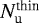 $N^{\textrm{thin}}_{\textrm{u}}$