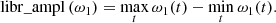 $$ \begin{aligned} \mathrm{libr\_ampl}\,(\omega _1) = \max _t\omega _1(t) -\min _t\omega _1(t). \end{aligned} $$