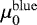 $\mu_0^{\mathrm{blue}}$