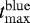$t^{\mathrm{blue}}_{\mathrm{max}}$
