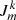 $ J_{m}^k $