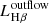 $ L_{\mathrm{H\beta}}^{\mathrm{outflow}} $