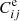 $ C_{ij}^{\rm{e}} $
