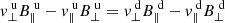 $$ \begin{aligned}&v_\perp ^{\text{ u}} B_\parallel ^{\text{ u}} -v_\parallel ^{\text{ u}} B_\perp ^{\text{ u}} = v_\perp ^{\text{ d}} B_\parallel ^{\text{ d}} -v_\parallel ^{\text{ d}} B_\perp ^{\text{ d}} \end{aligned} $$
