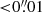 $ { < }0{{\overset{\prime\prime}{.}}}01 $