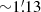 $ {\sim}1{{\overset{\prime}{.}}}13 $