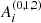 $ A_{i}^{(0,1,2)} $