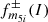 $ f_{m_{5i}}^{\pm }(I) $