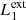 $ L_{1}^{\mathrm{ext}} $