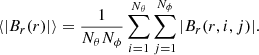 $$ \begin{aligned} \langle |B_r (r)|\rangle = \frac{1}{N_\theta N_\phi } \sum ^{N_\theta }_{i = 1} \sum ^{N_\phi }_{j = 1} |B_r(r,i,j)|. \end{aligned} $$
