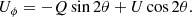 $$ \begin{aligned} U_\phi =-Q \sin {2\theta }+U \cos {2\theta }. \end{aligned} $$