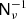 $ {\mathsf{N}}_\nu^{-1} $