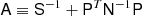 $$ \begin{aligned} \mathsf{A } \equiv \mathsf{S }^{-1} + \mathsf{P }^T \mathsf{N }^{-1} \mathsf{P } \end{aligned} $$