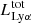 $ L_{\mathrm{{Ly}}\alpha}^\mathrm{{tot}} $