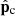$ {\hat{\mathbf{p}}_{\mathrm{c}}} $