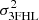 $ \sigma_{\rm 3FHL}^2 $