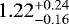 $1.22^{&#x002B;0.24}_{-0.16}$