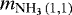 $m_{\textrm{NH}_3\,(1,1)}$