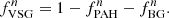 $$ \begin{aligned} f_{\rm VSG}^n = 1 - f_{\rm PAH}^n - f_{\rm BG}^n. \end{aligned} $$