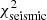$ \chi^2_{\mathrm{seismic}} $