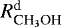 ${R}^{\textrm{d}}_{\textrm{CH}_3\textrm{OH}}$