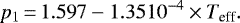 \begin{equation*} p_1\,{=}\,1.597-1.35 10^{-4}\times T_{\textrm{eff}} .\end{equation*}
