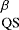 $_{\textrm{QS}}^{\beta}$