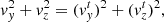 $$ \begin{aligned} { v}_{ y}^2+{ v}_z^2=({ v}_{ y}^t)^2+({ v}_z^t)^2,\end{aligned} $$
