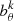 $ {b_{\theta}^k} $