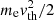 $ m_{\rm e}{\it v}_{\rm th}^2/2 $