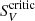 $ S^{\rm critic}_V $