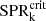$ \mathrm{SPR}^{\mathrm{crit}}_{\mathrm{k}} $