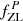 $ f^{P}_{\mathrm{ZL}} $