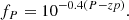 $$ \begin{aligned} f_P = 10^{-0.4 (P - zp)}. \end{aligned} $$