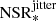 $ \mathrm{NSR}^{\rm jitter}_\mathrm{*} $
