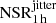 $ \mathrm{NSR}^{\rm jitter}_\mathrm{1\,h} $