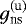 $g_{\textrm{ns}}^{(\textrm{u})}$