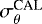 $\sigma_{\theta}^{\textrm{CAL}}$