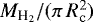 $M_{{\textrm{H}_2}}/(\pi\,R_{\textrm{c}}^2)$